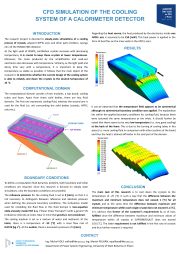 M. Volf a další: CFD Simulation of the Cooling System of a Calorimeter Detector